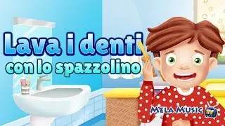 Lava i denti con lo spazzolino@Mela_Educational​