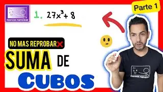 ​✅​​SUMA o DIFERENCIA de Cubos Perfectos Ejemplos [ 𝘼𝙥𝙧𝙚𝙣𝙙𝙚 𝙙𝙚𝙨𝙙𝙚 𝙘𝙚𝙧𝙤😎​🫵​💯​​] Álgebra Factorización