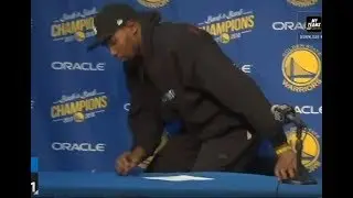Kevin Durant WALKS OUT of Presser, after being asked what he deems to be a BLAND Question