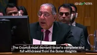 Pakistan&rsquo;s UN envoy seeks &lsquo;full withdrawal&rsquo; of Israeli forces from Syrian Golan Heights