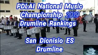 San Dionisio ES Drumline Drumline Rankings PDLAI National Music Championship 2019 Stryke Gym Bacoor