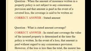 STATE FARM PROPERTY EXAM WITH 100% CORRECT ANSWERS