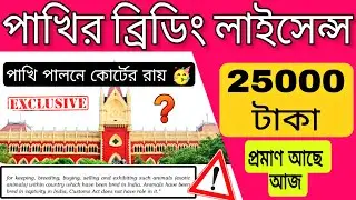 New Birds Breeding Lisence || New Rule Of Bird Registration @ayanvlogandpets