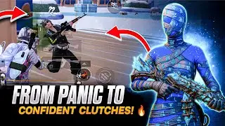 From Panic To Confident Clutches*🔥| Solo vs Squad Gameplay | BGMI 🔱