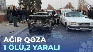 Gəncədə ağır yol qəzası baş verib