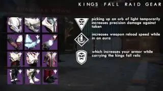 Destiny Taken King All King's Fall Raid Gear! Harrowed Armor!