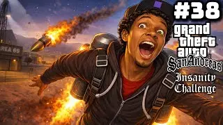 Побег из Зоны 69 с помощью реактивного ранца |Испытание безумия GTA San Andreas, часть 38|