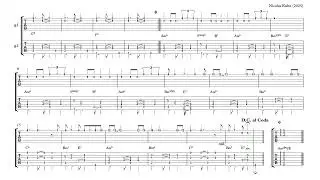 Solastalgie - guitar duet - tab