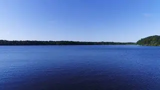 Drone Video of Lower McKenzie Lake (Near Trego and Webb Lake, WI)