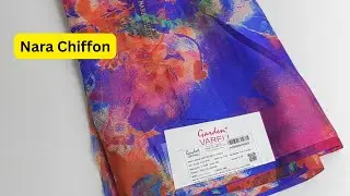 Garden Vareli Nara Chiffon Sarees Collection 9 September 2025 #narachiffonsaree #gardensarees