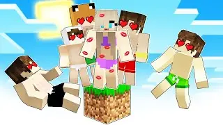 TEK BLOK AMA B&Uuml;T&Uuml;N ERKEKLER BANA AŞIK! - 😨 Minecraft