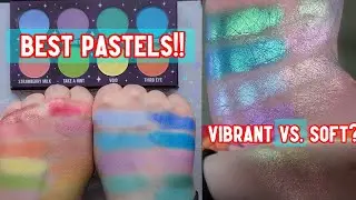 BEST PASTEL EYESHADOW DEEP DIVE |TERRA MOONS x SHROUD CREEPY CUTE (WHY I DIDN'T GET NATASHA DENONA)