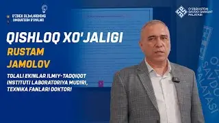 Rustam Jamolov, Tolali ekinlar ilmiy-tadqiqot instituti laboratoriya mudiri, texnika fanlari doktori