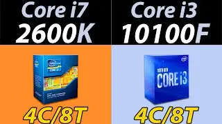 i7-2600K (4.4GHz) Vs. i3-10100F | RTX 3080 and RTX 3060 | 1080p Gaming Benchmarks