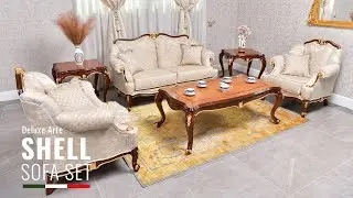 Shell Living Room Sofa Set | Italian Luxury Classic Design by Deluxe Arte