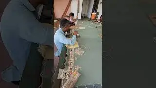 sk embroidery art hand embroidery house and beautiful dardozi  work#shorts #video #design #technique