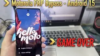 How to Bypass Google Account Lock on Motorola Android 15 | FRP Unlock 