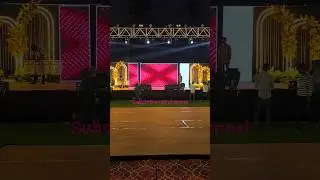 Wedding LED Wall Stage| Special Entry | Sangeet Party #ledparty #venuedecor #ledbackdrop #event