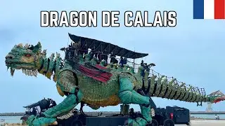 The fire breathing dragon of Calais | France #hiddengems #calais #dragon