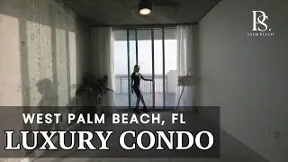 Luxury Designer High-Rise Condo Tour | Walk to Everything in Downtown West Palm Beach