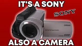 Vintage Sony camcorder from 2008!
