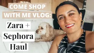 COME SHOP WITH ME VLOG: FALL ZARA HAUL + SEPHORA HAUL | ZARA TRY ON HAUL 2021 | SEPHORA UNBOXING