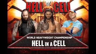 FULL MATCH - TRIPLE THREAT HELL IN A CELL MATCH - ROMAN REIGNS VS JOHN CENA VS BRAY WYATT #wwe #2k25