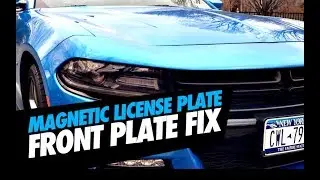 Magnetic License Plate Holder // No Front Plate