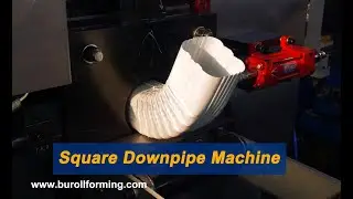 Square downspout machine | Downspout elbow forming machine 2x3 3x3 3x4
