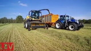 Gras hakselen Loonbedrijf lammertink / chopping grass Loonbedrijf Lammertink