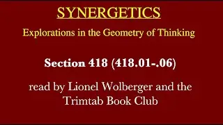 Synergetics Section 418 (418.01--418.06)