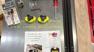 How to install JESSEM Clear Cut Stock Guide on a table saw?