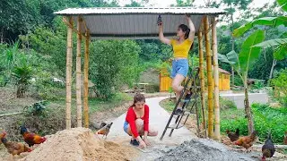 Timelapse - Building Road, Farm Gate & Log Cabin on the Farm