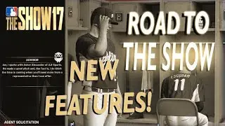 NEW RTTS Features MLB The Show 17 W/ RTTS Gameplay