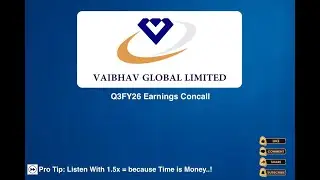 Vaibhav Global Ltd Q3FY26 Earnings Concall