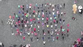 Blossoming Czech 2019 | Fleshmob 3 | View from bird fly