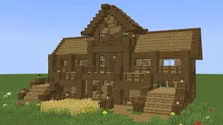 Minecraft - How to build a Spruce Wooden House