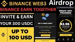 Binance New Offer Today | Boost Your Progress & Earn 1000 USDC Token Voucher | Binance Refer Offer