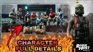 | ROGUE HEIST ALL CHARACTERS SKILLS/SKINS & SPECIALIZED GUNS | FULL DETAILS |