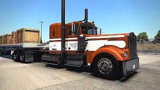 Outlaw A-Model (Kenworth W900A) - American Truck Simulator - ATS 4K - Dorsey Giant Flatbed