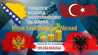 Move Your Business Abroad with Work Permit in Montenegro Albania Turkiye & Bosnia