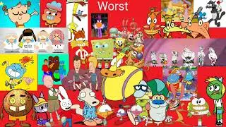My Best To Worst Characters List V1