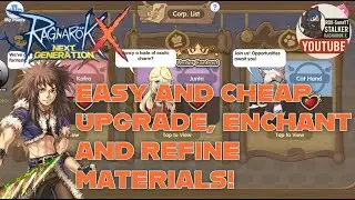 ROX-GLOBAL - PROGRESS TIPS AND TRICKS - EASY REFINE, UPGRADE, ENCHANT MATERIALS