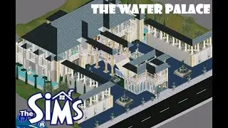 THE SIMS 1 -🏯THE WATER PALACE ! Sims build inspiration ! #thesims🌊