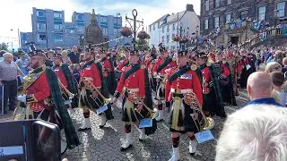 Linlithgow Marches 2024 | 5pm Afternoon Grand Finale Parade with Marching Bands