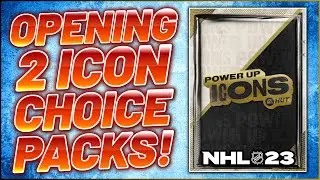 OPENING 2 ICON CHOICE PACKS IN NHL 23 HUT