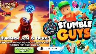 🔥 LIVE: Clash of Clans + Stumble Guys Madness | Atlas Gamer
