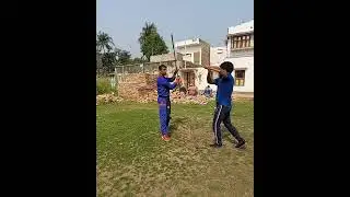 Stick Fighting Basic Practice #Shorts #stick #stickrotation #stickfighting #sticktraining