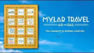Mylar Travel Air and Rail Embroidery Design Collection
