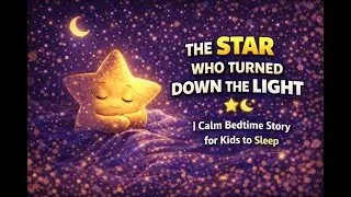 The Star Who Turned Down the Light ⭐🌙 | Calm Bedtime Story for Kids to Sleep